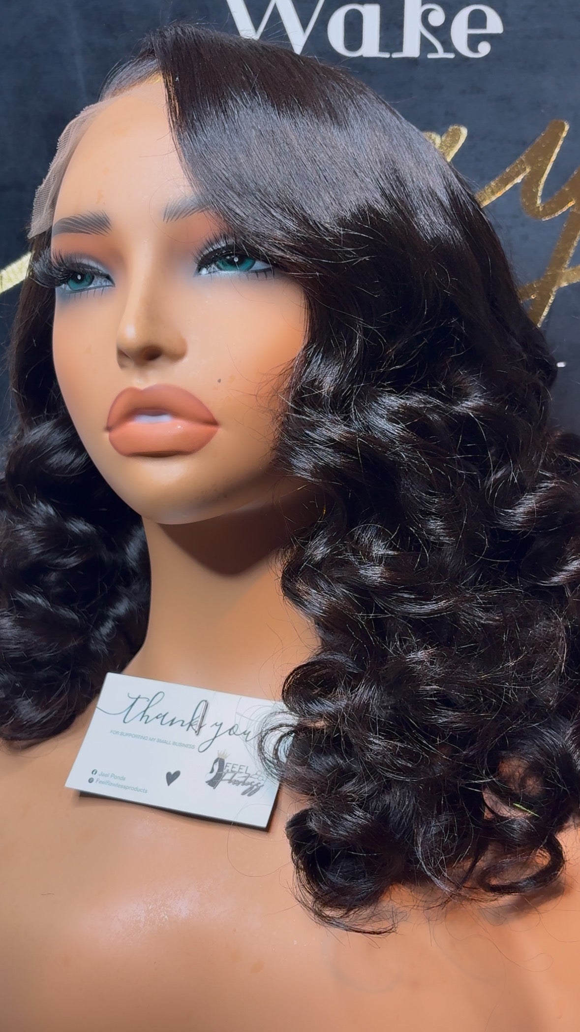 “Bonita” Deep Wave 5x5 20 Inch Closure Wig