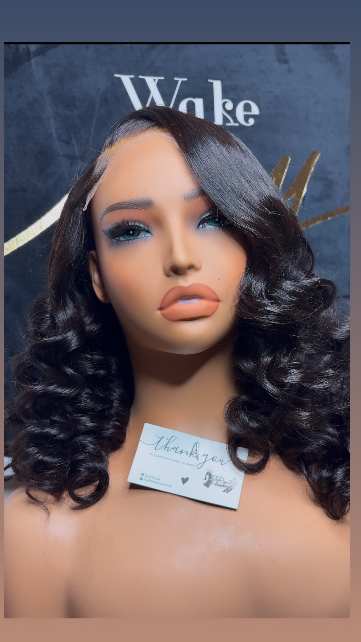 “Bonita” Deep Wave 5x5 20 Inch Closure Wig